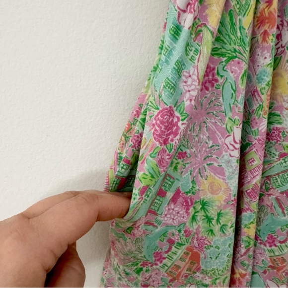 Little Snuggles Bamboo Tropical Floral Print Twirl Dress, Size 4 - Picture 8 of 10